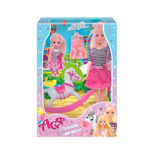 

Кукла Ася "Happy Riding" с аксессуарами JIADIHONG. 38403