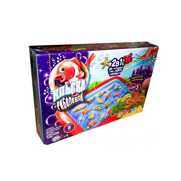 

Игра большая 2 в 1 "Клевая рыбалка + KidSand" (укр) Dankotoys. 37971