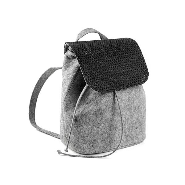 

Рюкзак FeltFabricDesign из войлока с перфорацией серый М3(0052)