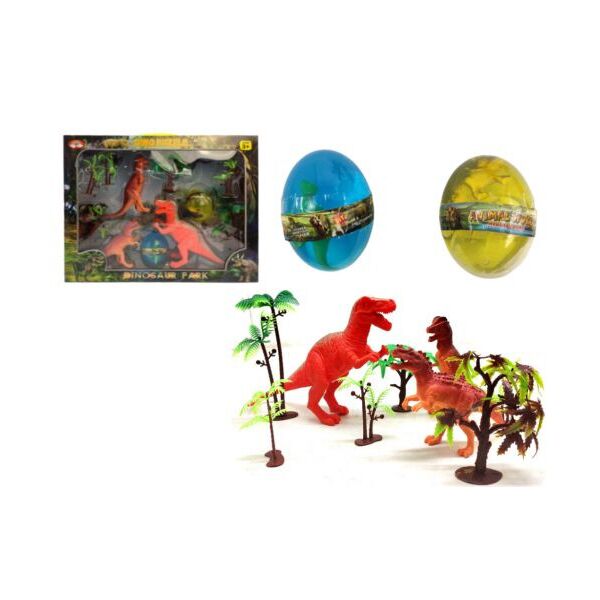 

Игровой набор "Парк динозавров" + 2 лизуна в яйце Hui Le Guan. 37640