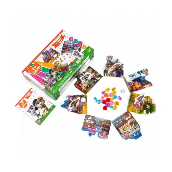 

Настольная игра "44 кота. Алмаз-Бум" (рус) JIADIHONG. 35778