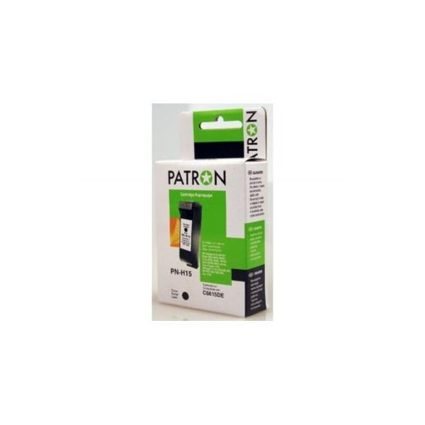 

Картридж Patron для HP PN-H15 BLACK (C6615DE) (CI-HP-C6615DE-B-PN). 53886