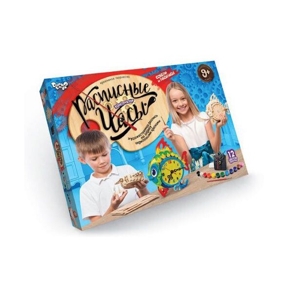 

Расписные часы-конструктор "Рыбка" Dankotoys. 39576