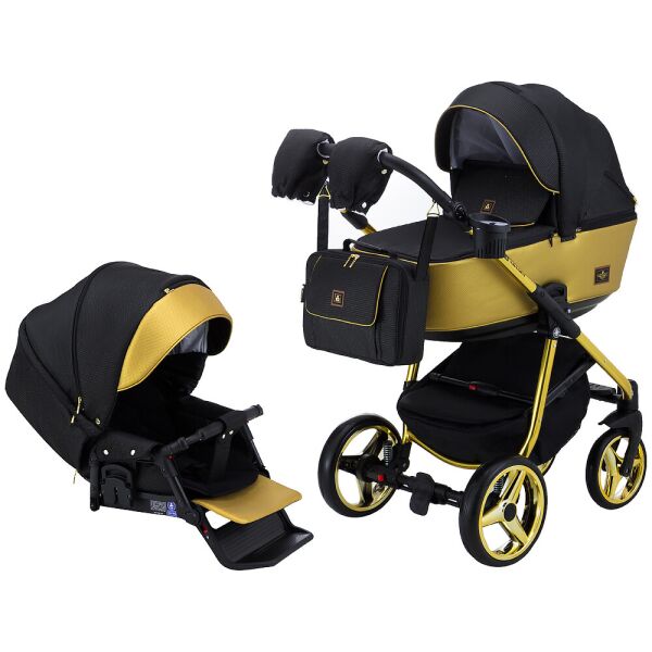 

Коляска 2 в 1 Adamex Barcelona Polar (Gold) BR619. 33616
