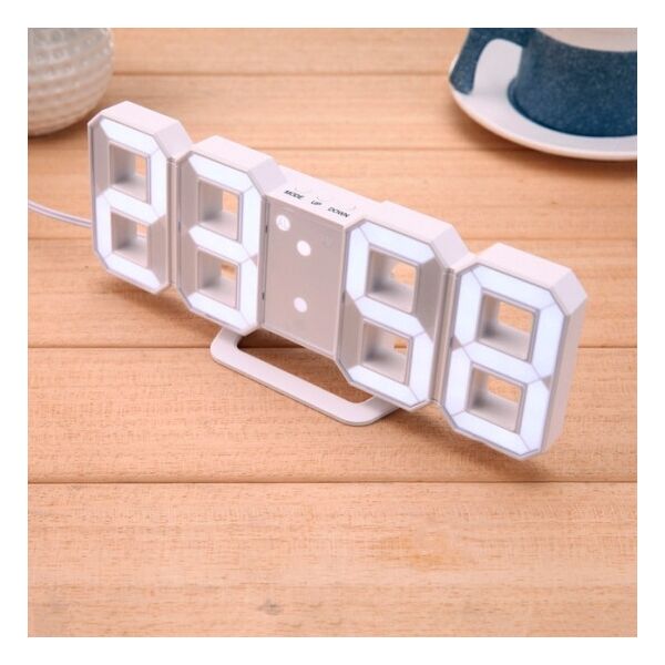 

Светодиодные цифровые часы White clock FO. 52581