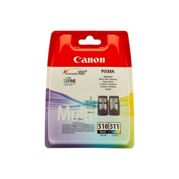 

Картридж Canon PG-510+CL-511 MULTIPACK (2970B010). 43331
