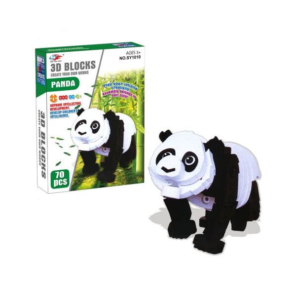 

Конструктор мягкий "Панда", 70 деталей SEN YAN TOYS. 36485