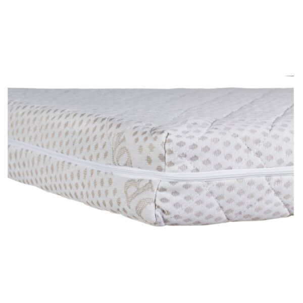 

Детский матрас с чехлом беспружинный 120х60 Солодких Снів Organic Cotton Comfort Premium - 12 см. (кокос, полиуретан, кокос) белый. 31029