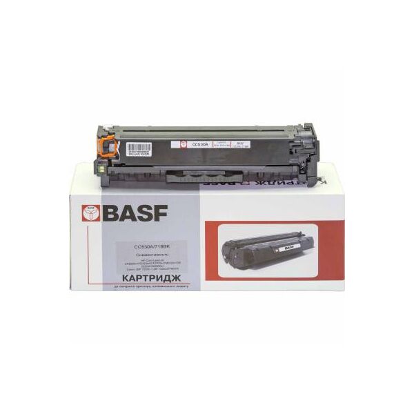 

Картридж BASF для HP CLJ CP2025/CM2320, Canon 718 Black (KT-CC530A). 43243