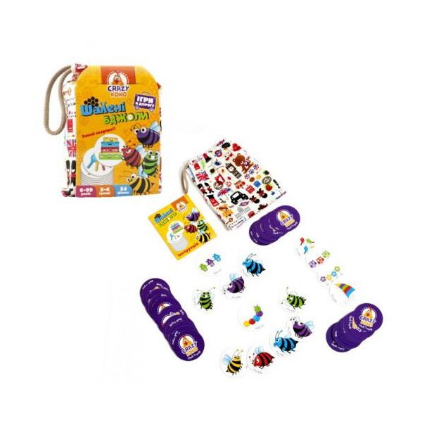 

Игра в мешочке "Безумные пчёлы", укр Vladi Toys. 35754