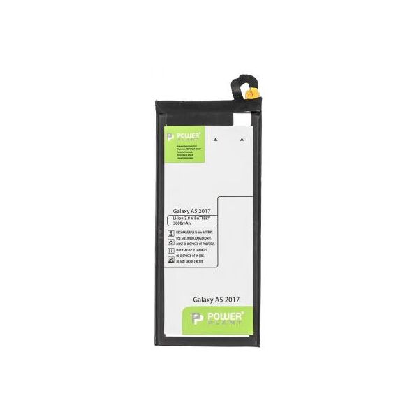 

Аккумуляторная батарея для телефона PowerPlant Samsung Galaxy A5 2017 (EB-BA520ABE) 3000mAh (SM170395). 44883
