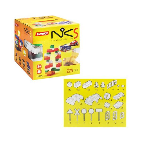 

Пластиковый конструктор "NIK-5", 224 детали Юника. 36647