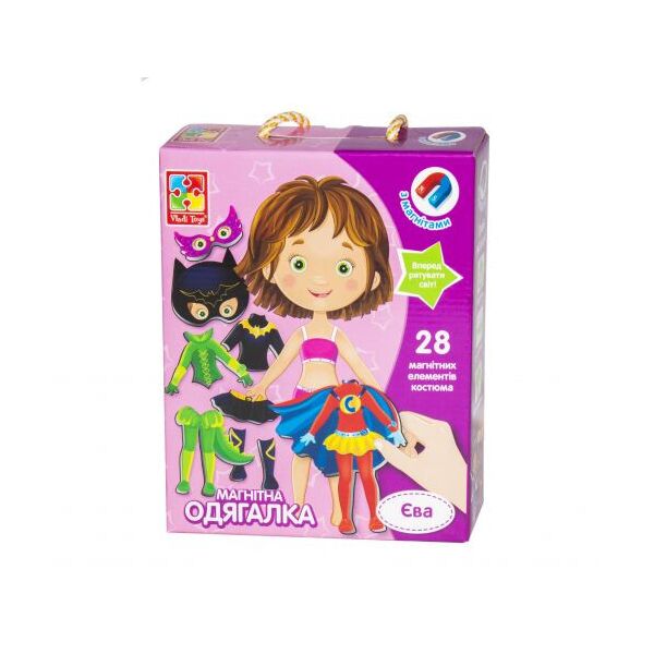 

Магнитная одевашка "Ева" (укр) Vladi Toys. 35912