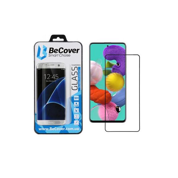 

Стекло защитное BeCover Samsung Galaxy A51 SM-A515 Black (704668). 44995