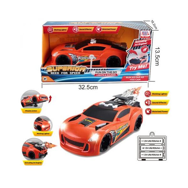 

Машина "Furious Crazy" на батарейках WEN SHENG. 37290