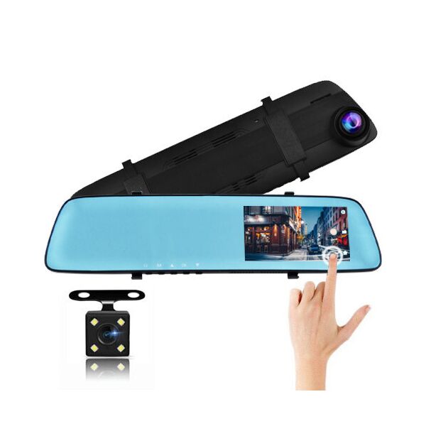 

Автомобильный видеорегистратор-зеркало Lux L-9003, LCD 4.3", TOUCH SCREEN, 2 камеры, 1080P Full HD. 31689