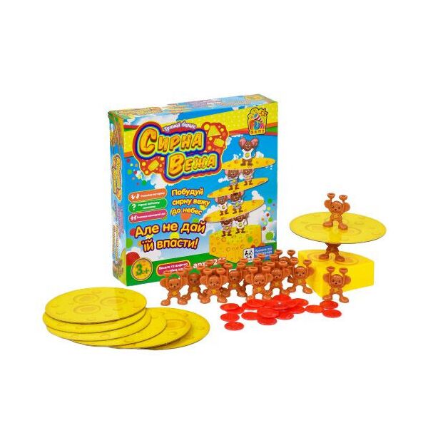 

Настольная игра "Сырная башня" JIADIHONG. 35777