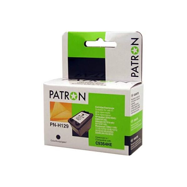 

Картридж Patron для HP PN-H129 BLACK (C9364HE) (CI-HP-C9364HE-B-PN). 46759