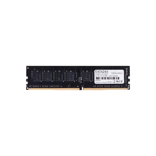 

Модуль памяти для компьютера eXceleram DDR4 4GB 2400 MHz (E40424A). 42904