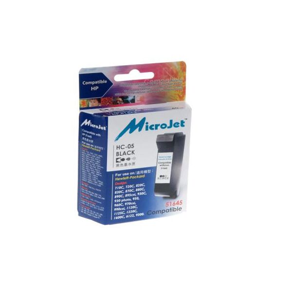 

Картридж Microjet для HP №45 Black 850C/1100C/1600C (HC-05). 43755