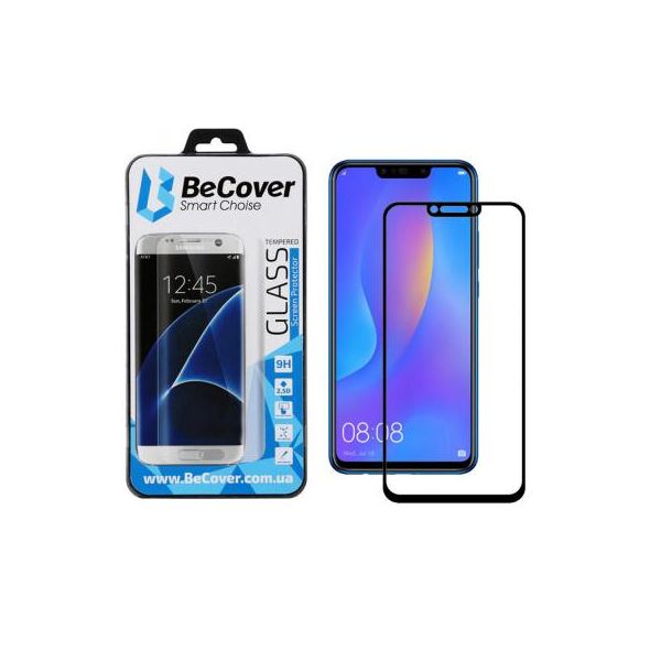

Стекло защитное BeCover Huawei P Smart+ Black (702570). 44986