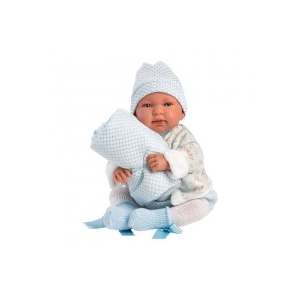 

Пупс Llorens плачущий Tino con toquilla, 44 см (84437). 53227