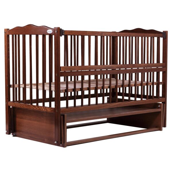 

Кровать Babyroom Веселка маятник, откидной бок DVMO-2 бук орех. 34041
