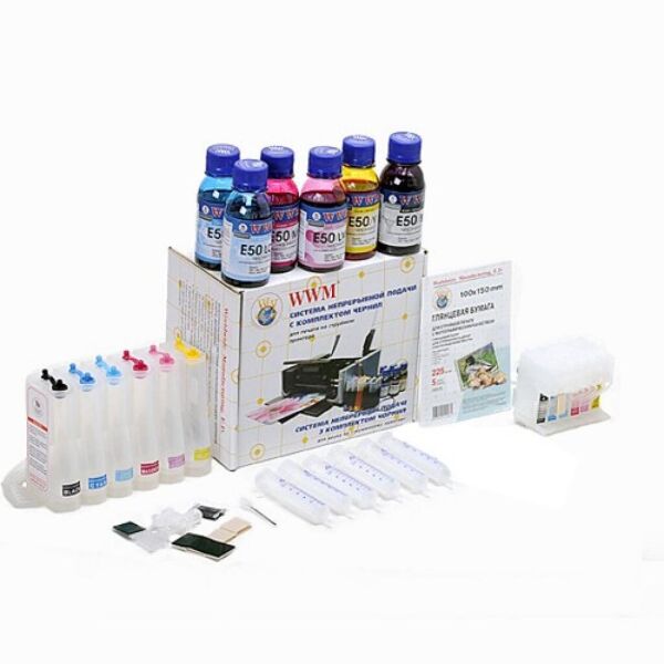 

Комплект перезаправляемых картриджей WWM Epson R200/340/RX500/640 (RC.T048). 43778