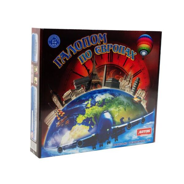 

Настольная игра "Галопом по Европах" Artos games. 35810