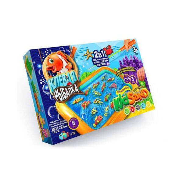 

Игра большая 2 в 1 "Клевая рыбалка + KidSand" (рус) Dankotoys. 35727