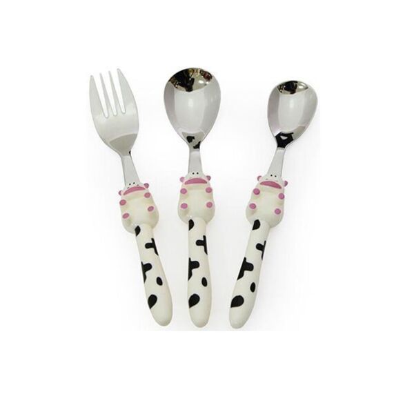 

Набор столовых приборов для детей Fissman 3 предмета Буренка (3018)