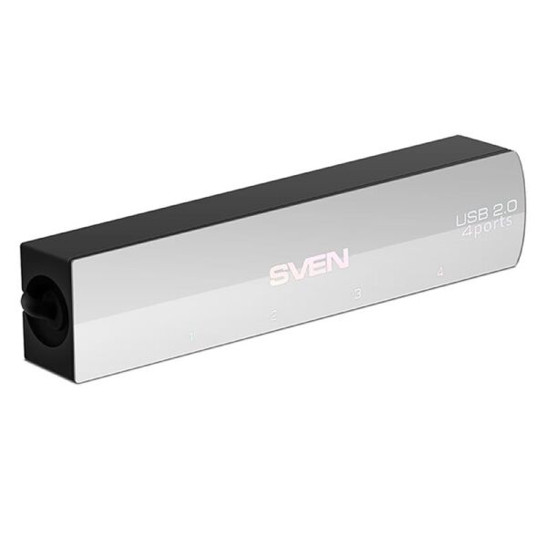 

Концентратор USB2.0 Sven HB-891 серебристый, 4xUSB2.0