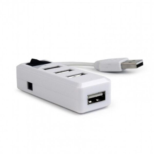 

Концентратор USB2.0 Gembird UHB-U2P4-21 White 4хUSB2.0