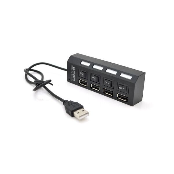

Концентратор USB 2.0 Voltronic YT-HWS4HS-B/03943, 4хUSB2.0, Black