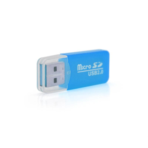

Кардридер USB2.0 Merlion CRD-1BL/01019 Blue