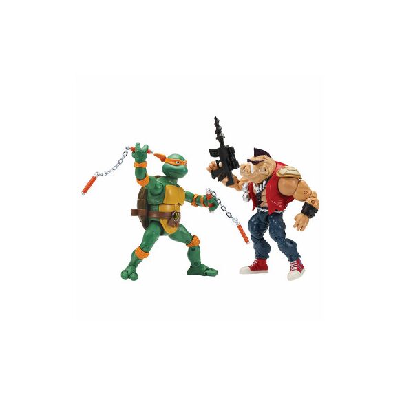 

Фигурка TMNT набор Микеланджело против Бибопа (81277)