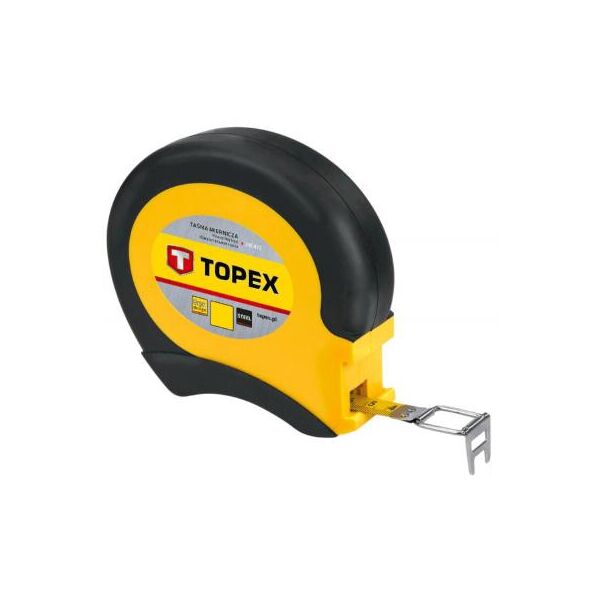 

Рулетка Topex лента измерительная стальная, 20 м (28C412)