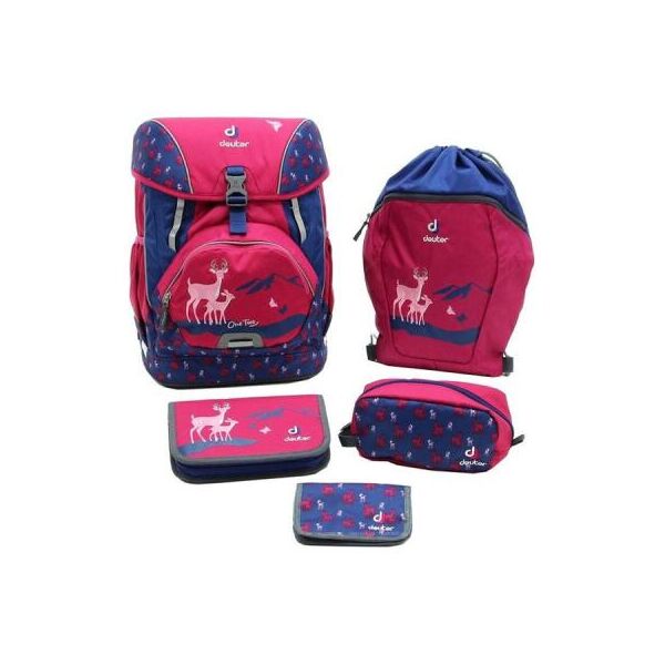 

Школьный набор Deuter Набор 5 пр OneTwoSet Sneaker Bag 5018 magenta deer (3880017 5018 (SET))