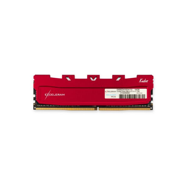 

Модуль памяти для компьютера DDR4 16GB 2400 MHz Red Kudos eXceleram (EKRED4162417C)