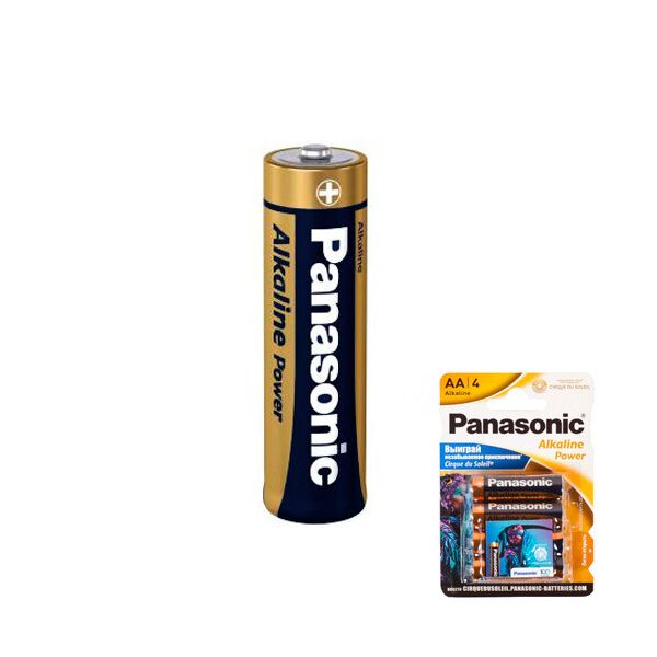

Батарейка AA LR6 Panasonic Alkaline щелочная 1.5В