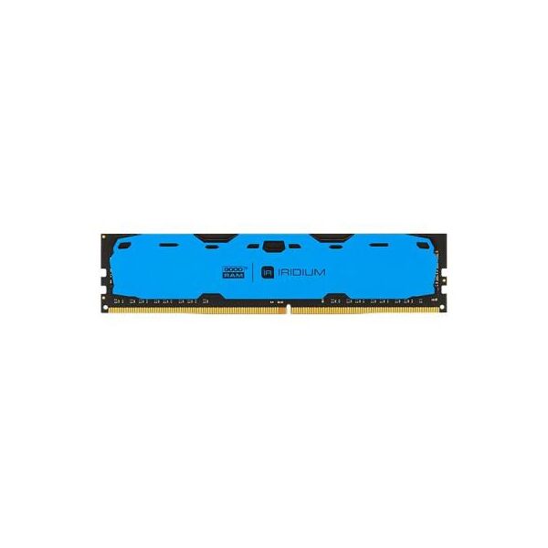 

Модуль памяти для компьютера DDR4 16GB 2400 MHz Iridium Blue GOODRAM (IR-B2400D464L17/16G)
