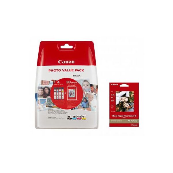

Картридж Canon CLI-481 BCMY +Paper PP-201 50s (2101C004)