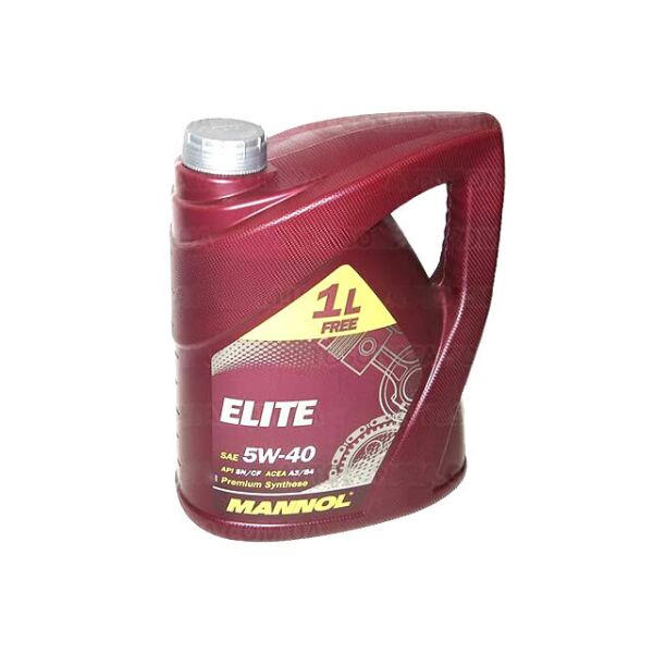 

Масло моторное MANNOL Elite синтетика 5w40 3+1L SN/CF