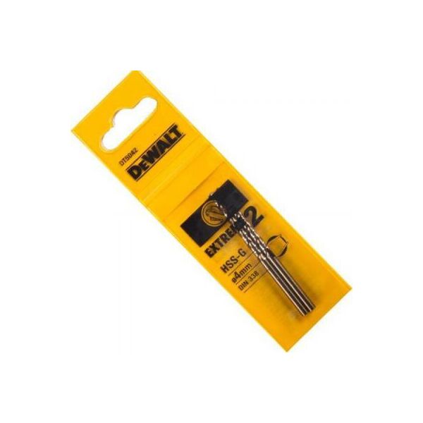 

Сверло DeWALT EXTREME2 HSS-G по металлу 4х43x75мм, 2шт. (DT5042)