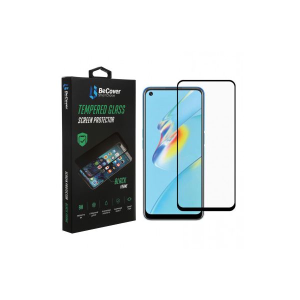 

Стекло защитное BeCover Oppo A54 Black (706655)