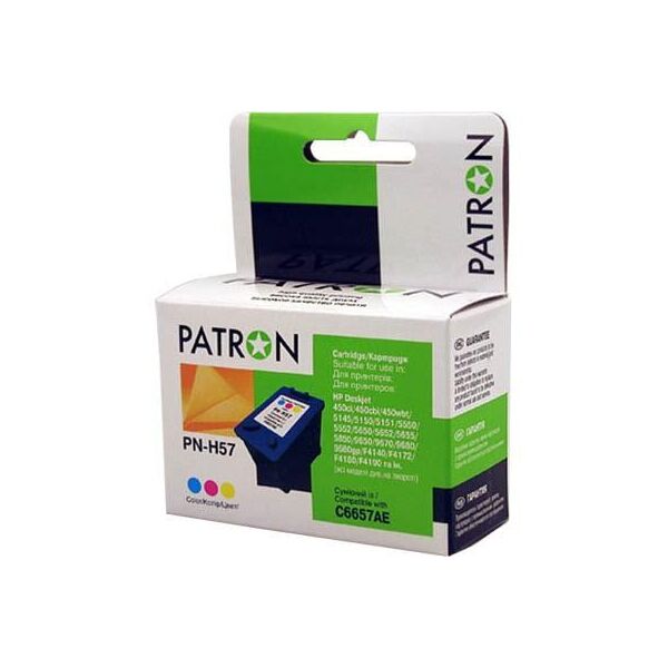 

Картридж Patron для HP PN-H57 COLOR (C6657AE) (CI-HP-C6657AE-C-PN)