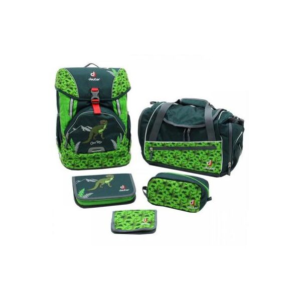 

Школьный набор Deuter Набор 5 пр OneTwoSet Hopper 2018 forest dinio (3880117 2018 (SET))