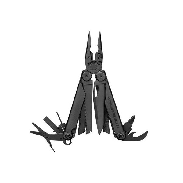 

Мультитул Leatherman WAVE PLUS BLACK, синтетический чехол, карт. коробка (832526)