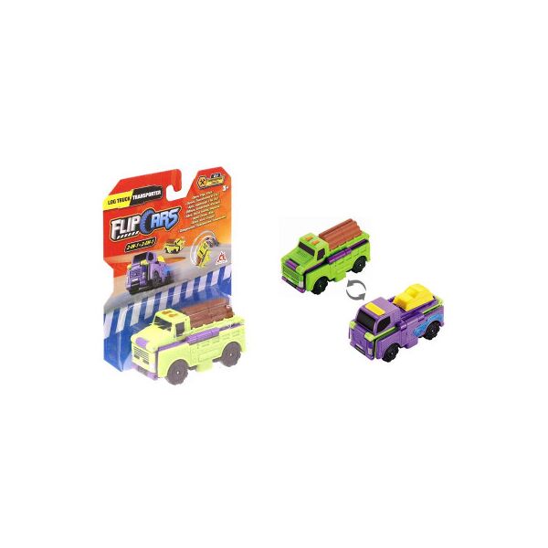

Машина Flip Cars 2 в 1 Лесовоз и Транспортер (EU463875-03)