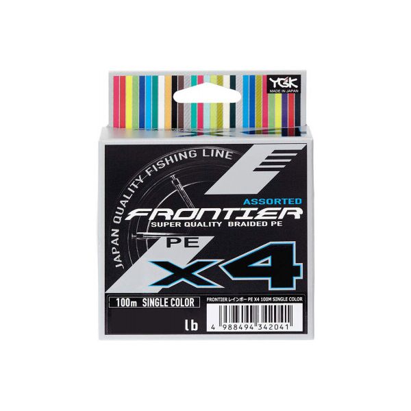 

Шнур YGK Frontier X4 Assorted Single Color 100m 1.5/0.205mm 15lb/6.8k (5545.03.21)